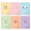 10 x Herlitz Zeszyt A5 Pastel Cute mix dwie linie 16 kartek ZESTAW